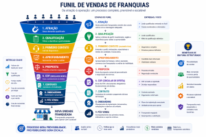 funil de vendas de franquias estruturado